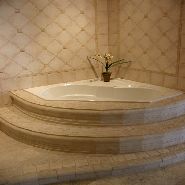 jacuzzi front tile porcelain brick patter