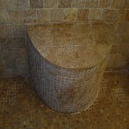 half moon shower seat