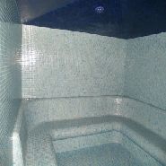 sauna mosaic glass tile