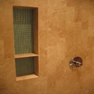 glass tile niche
