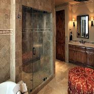 combination of stone shower