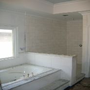 6x12 white carrera marble shower jacuzzi