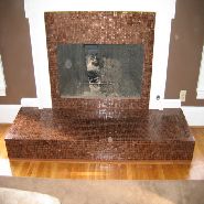 mosaic fireplace